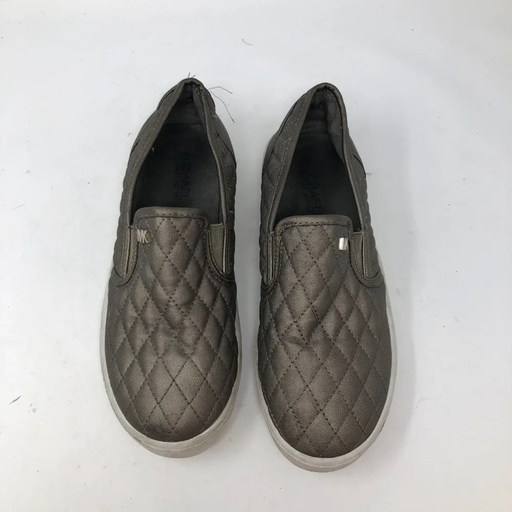 MICHAEL Michael Kors Ivy Sage Pewter Quilted Shoes
